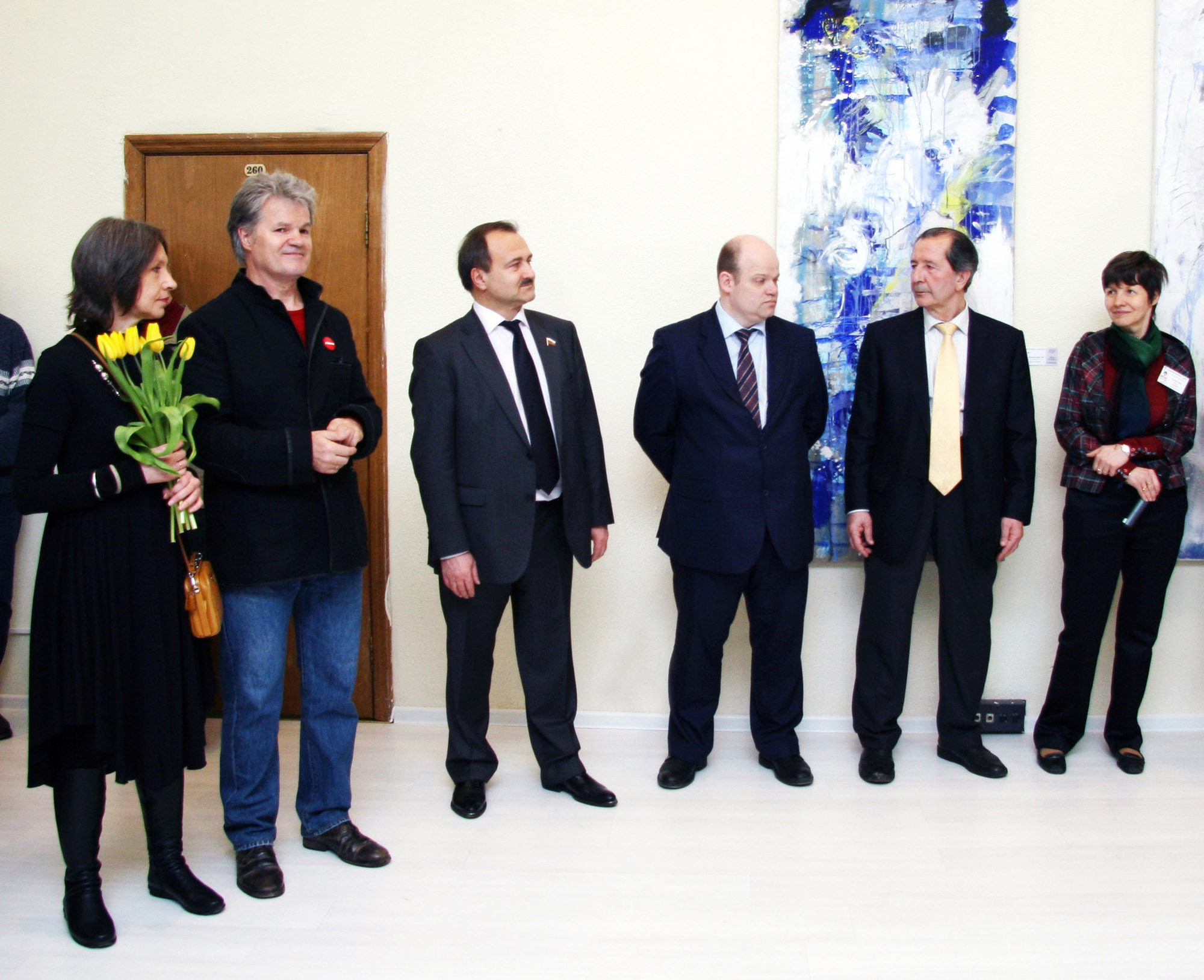 07. А.И. Фокин, К.Е. Хренов, В.С. Петросян, И.М. Тарасова, участники арт-проекта 'Сила воды' Т. Баданина и В. Наседкин