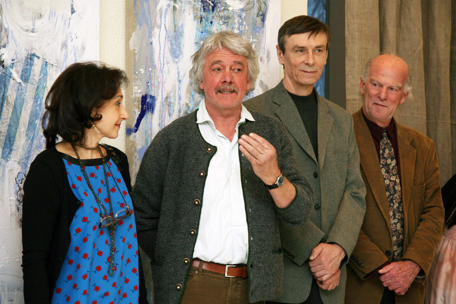 09. Палеева Т.И., участники арт-проекта 'Сила воды' Ханс Мендлер, Геннадий Трошков, Мел Теобальд