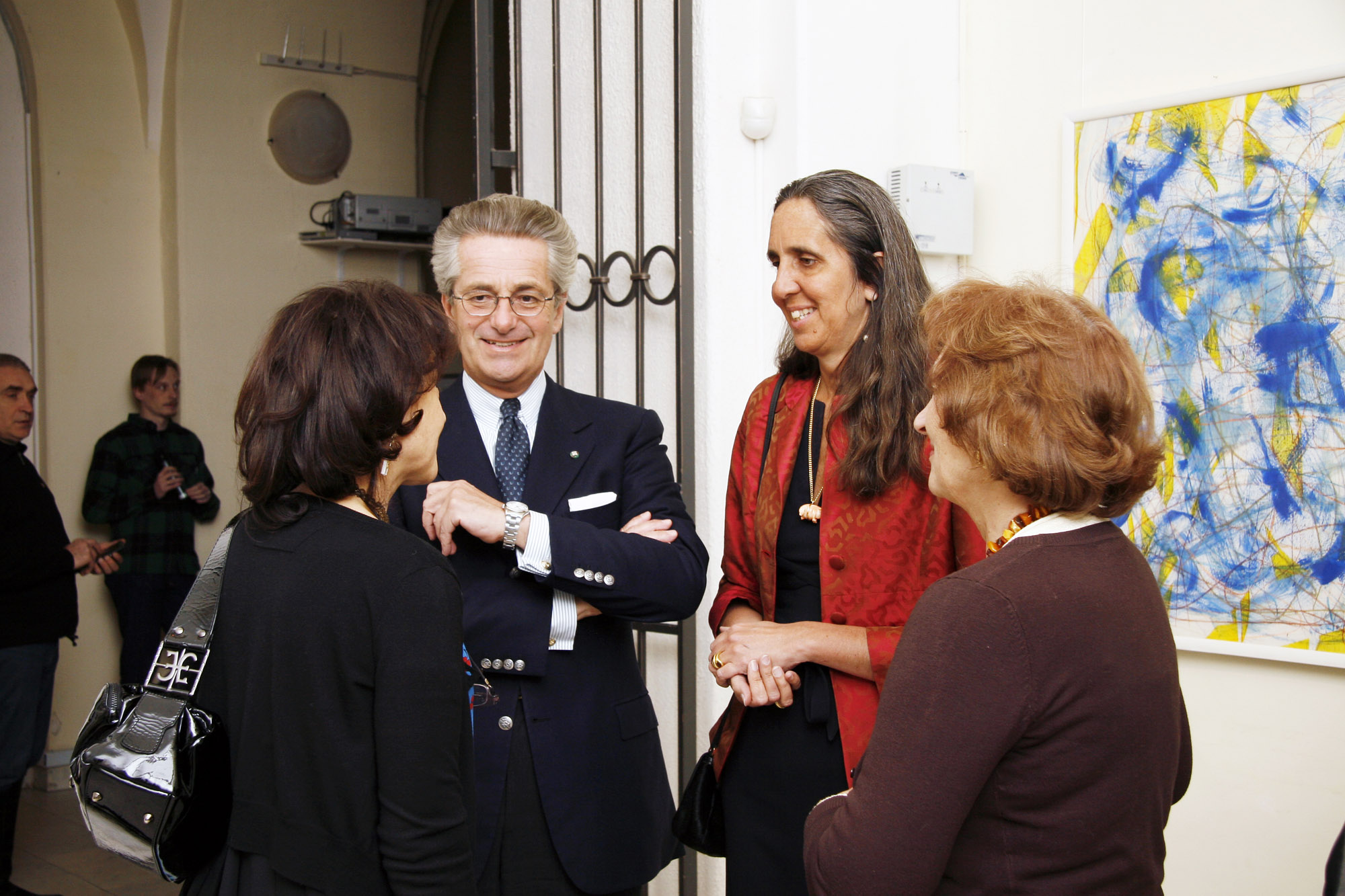 15. Т. Палеева, О. Адамишина, посол Италии в Москве c женой