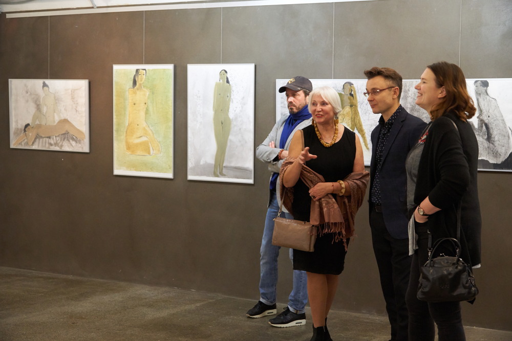 Открытие выставки EAST MEETS WEST GALLERY 