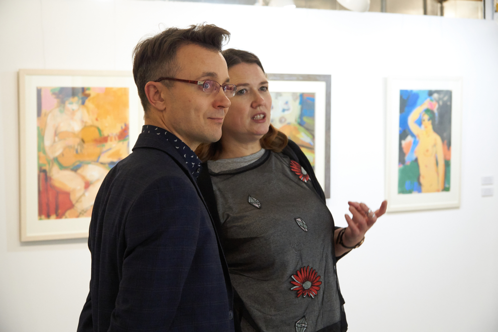 Открытие выставки EAST MEETS WEST GALLERY 