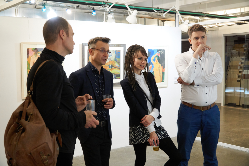 Открытие выставки EAST MEETS WEST GALLERY 